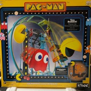 K’nex PAC-MAN Rollercoaster Building Set/NEW